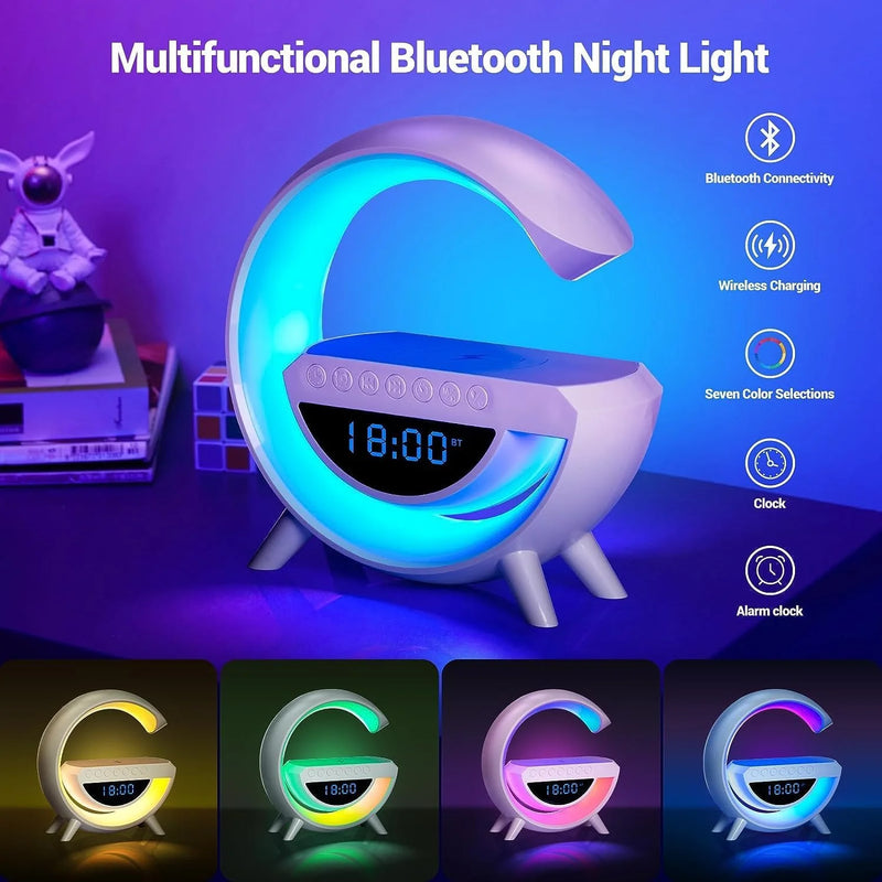 60% Off Today LED Wireless Phone Charger Bluetooth Speaker